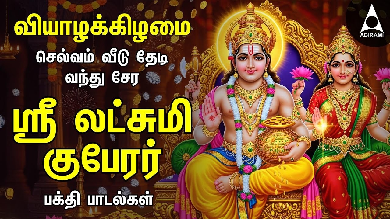 Thursday Sri Lakshmi Kubera Bakthi Padalgal | Potri On Sri Lakshmi Guberar And Songs