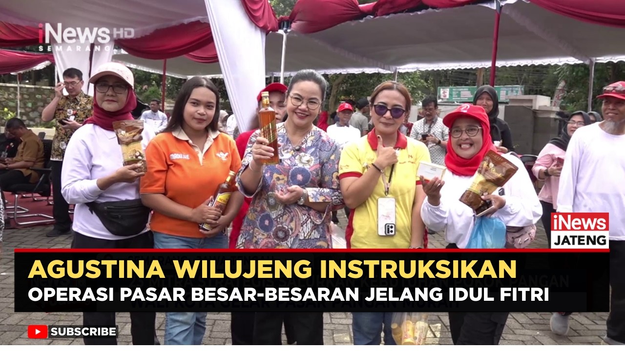 Jelang Lebaran, Wali Kota Semarang Agustina Wilujeng Gelar 240 Operasi Pasar untuk Stabilkan Harga