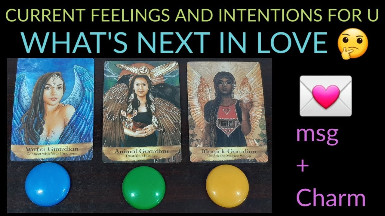 PICK A CARD ~ THEIR CURRENT FEELINGS & INTENTIONS FOR U ❤️WHAT'S NEXT MSG +CHARM 🍀 TIMELESS