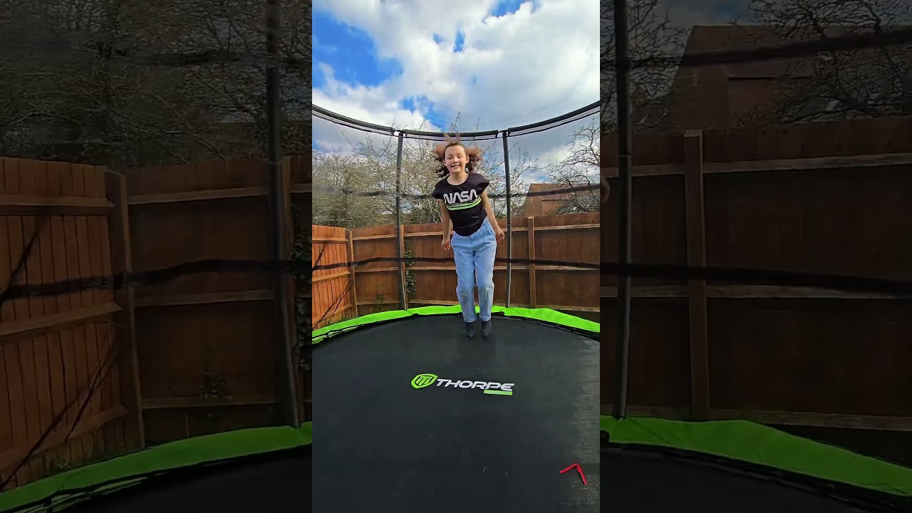 JUMP into fun, fitness and fresh air with your very own trampoline! 😎 ☀️ #outdoorfun #trampoline