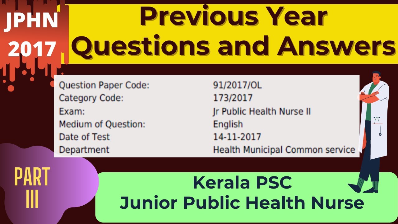 KERALA Psc JPHN QUESTION PAPER DISCUSSION 2015 EXAM/JHI/ Staff Nurse exam Preparation/ KPSC JPHN