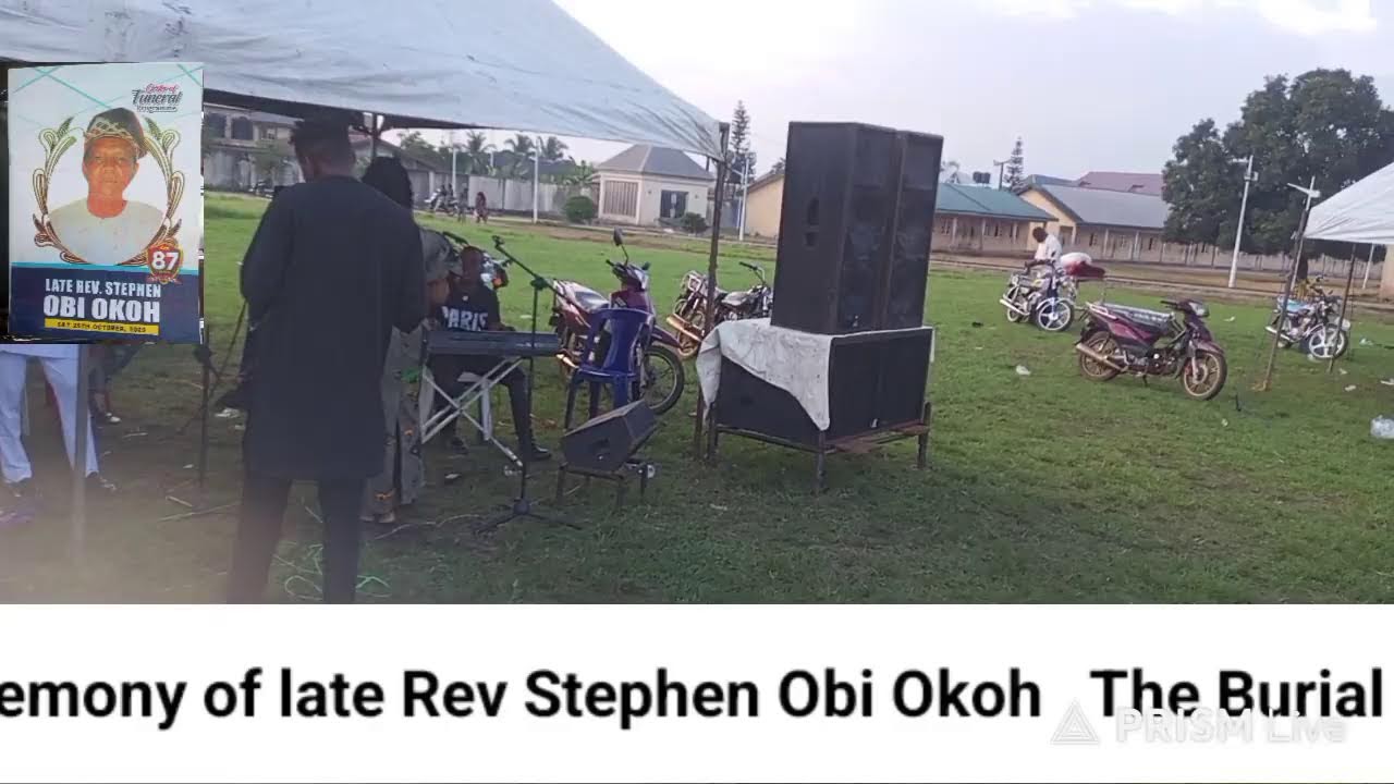 The burial ceremony of late Rev stephen Obi Okoh.