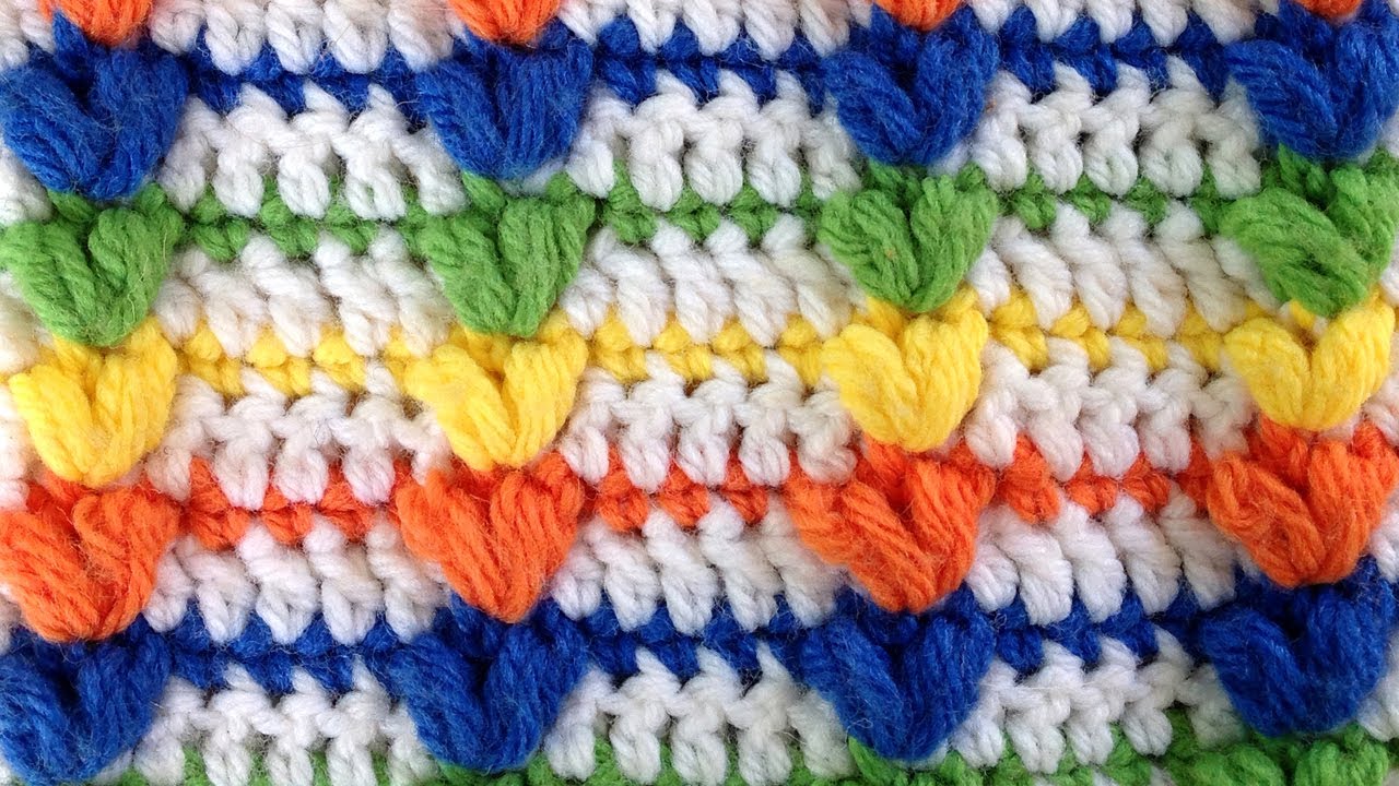 Узор для вязания крючком радужного пуфа от Мэгги Уэлдон из Maggie's Crochet