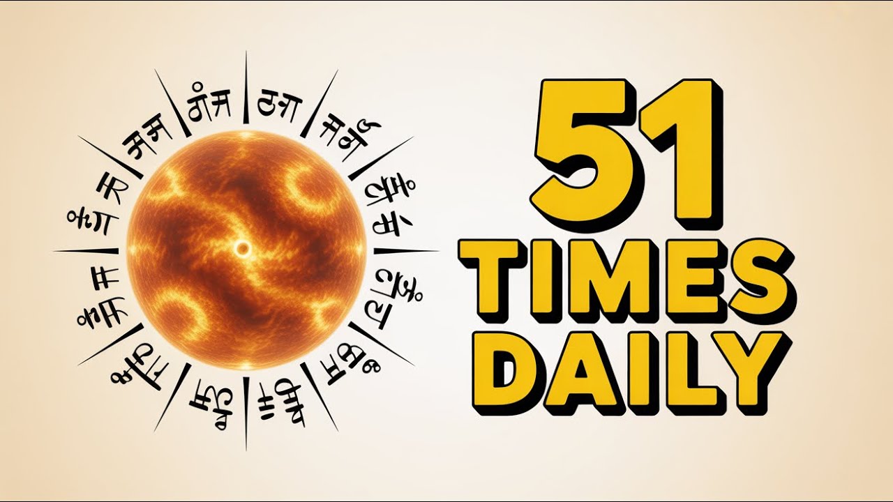Surya Beej Mantra 51 Times | 7 Din Me Rukawat Aur Paisa Problem Door