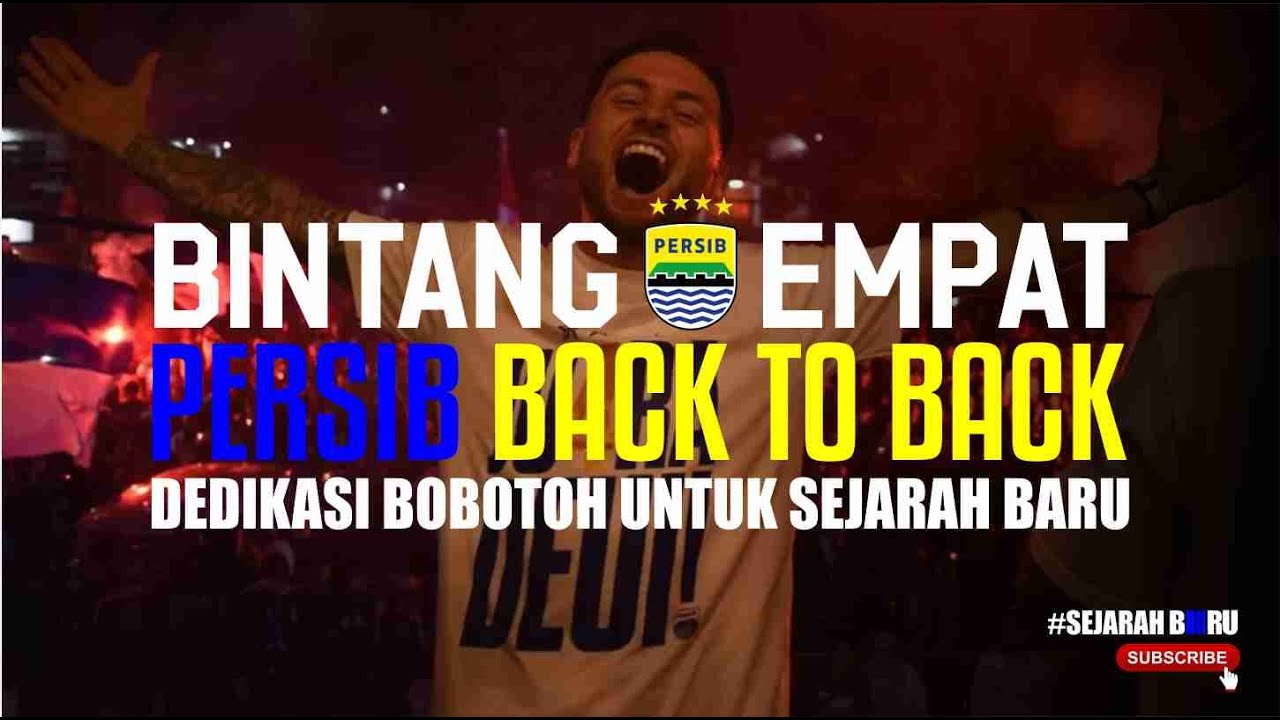 PERSIB JUARA! Lagu Bintang Empat Ini Bikin Merinding!