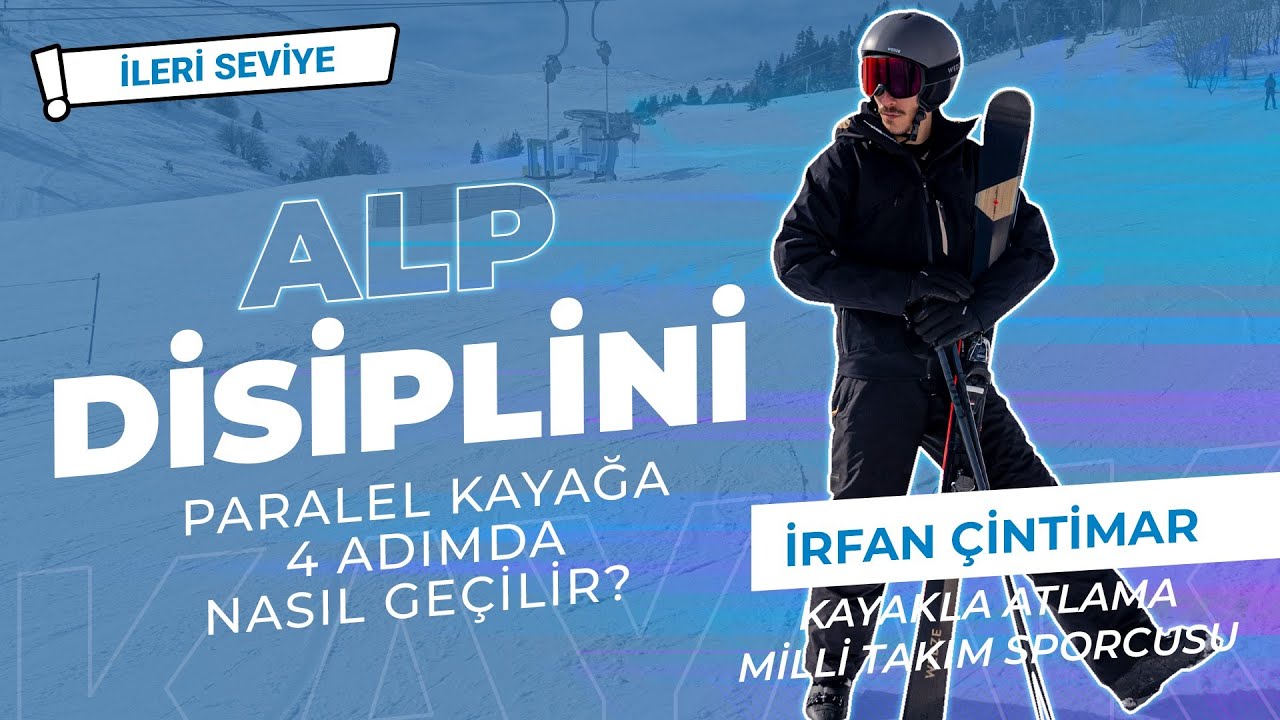 KAYAK DERSİ I PARALEL KAYAĞA 4 ADIMDA NASIL GE&Ccedil;İLİR? I İRFAN &Ccedil;İNTİMAR