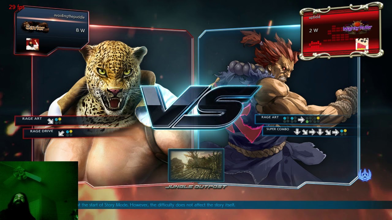 Tekken Matches w/ King - Rickstah Busts out the Akuma