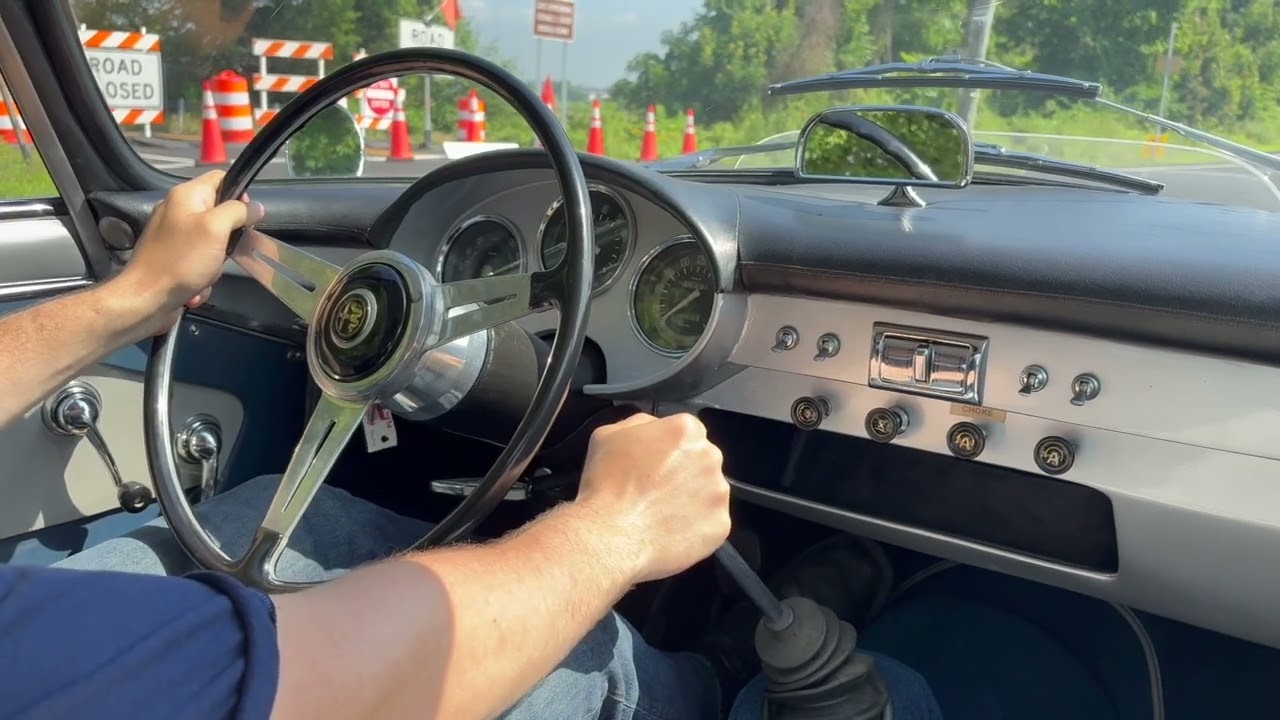 1960 Alfa Romeo Giulietta Sprint Speciale Driving Video