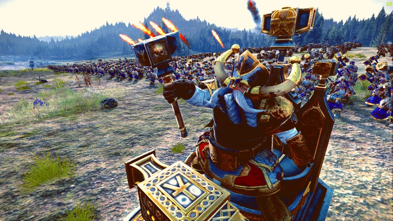 Total War WARHAMMER 2 - DWARF VS SKAVEN | DWARF'S ACTION AGAINST RODENTS | 4K