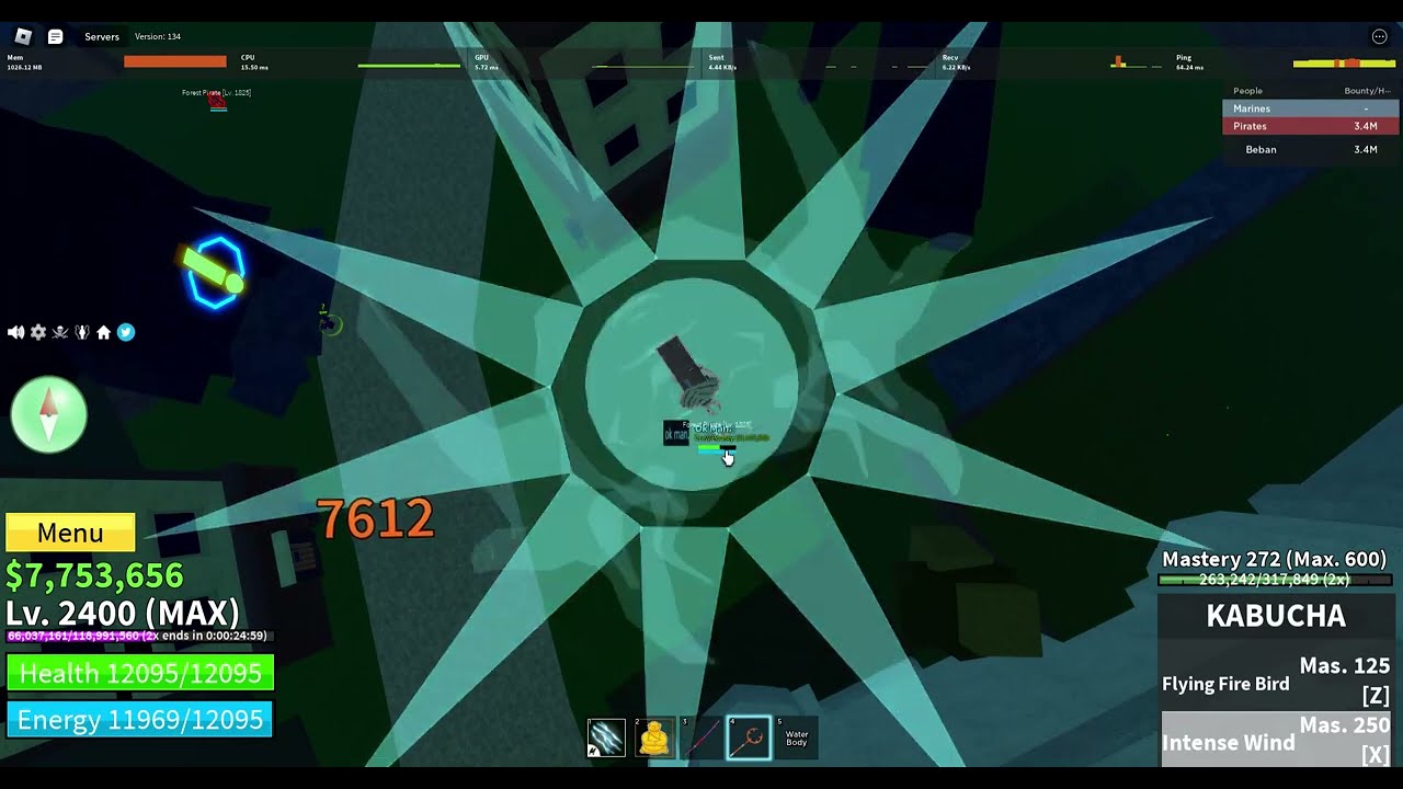 E-claw + Yama Combo (Blox Fruits)