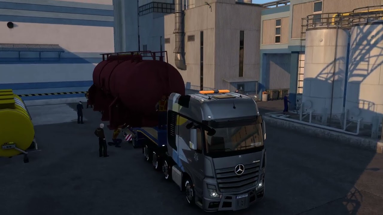 Eurotruck simulator 2..Mercedes.....70tone
