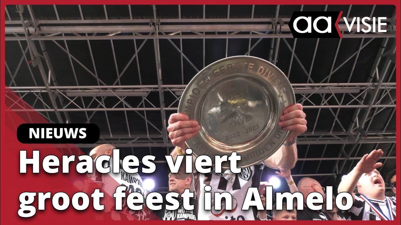 Huldiging Heracles Almelo 21 mei 2023 Kampioen KKD