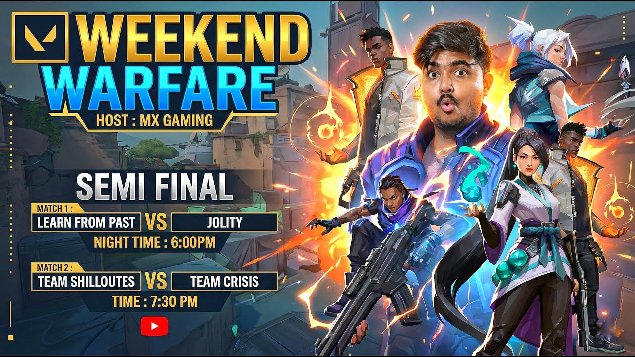 Valorant Weekend Warfare – Who Will Win? LIVE NOW 🏆