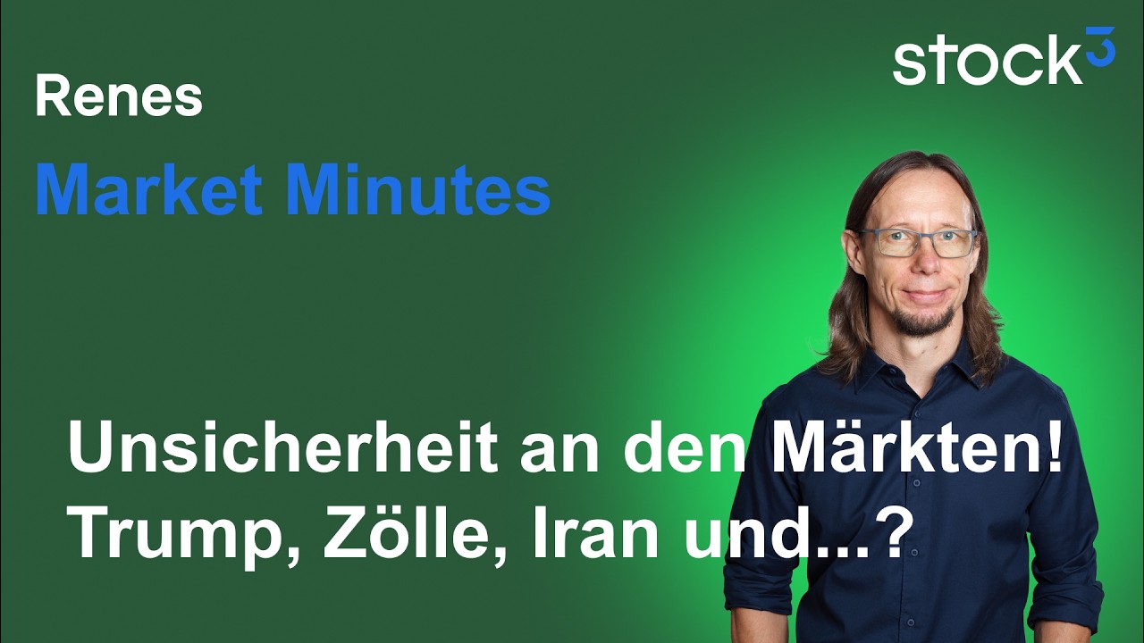 Renes Market Minutes - Es geht wieder los! Trump, Zölle, Iran und ein nervöser DAX, Nasdaq & S&P500