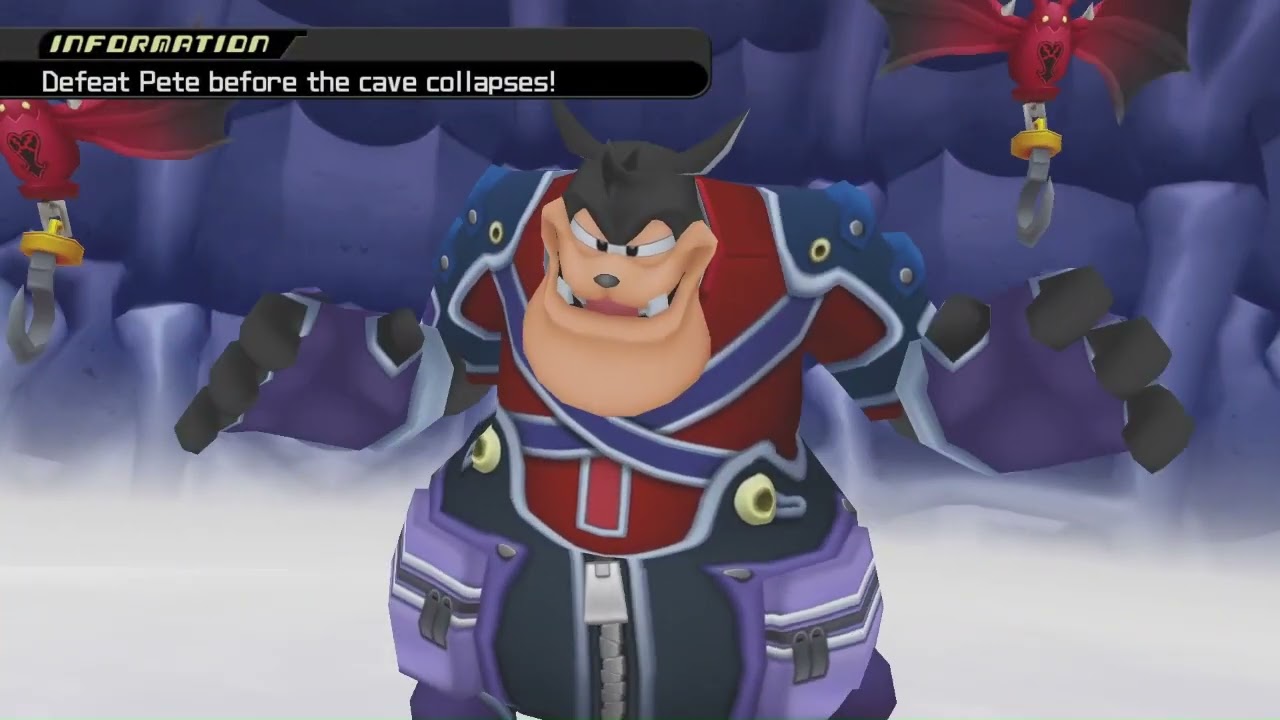 KH2 Level 1 No Damage Olympus Pete
