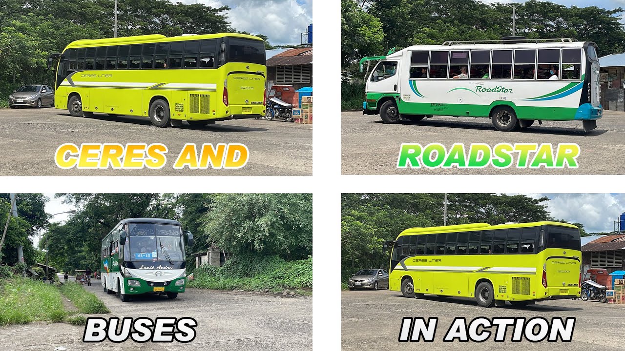 CERES AND ROADSTAR BUSES IN ACTION!!!