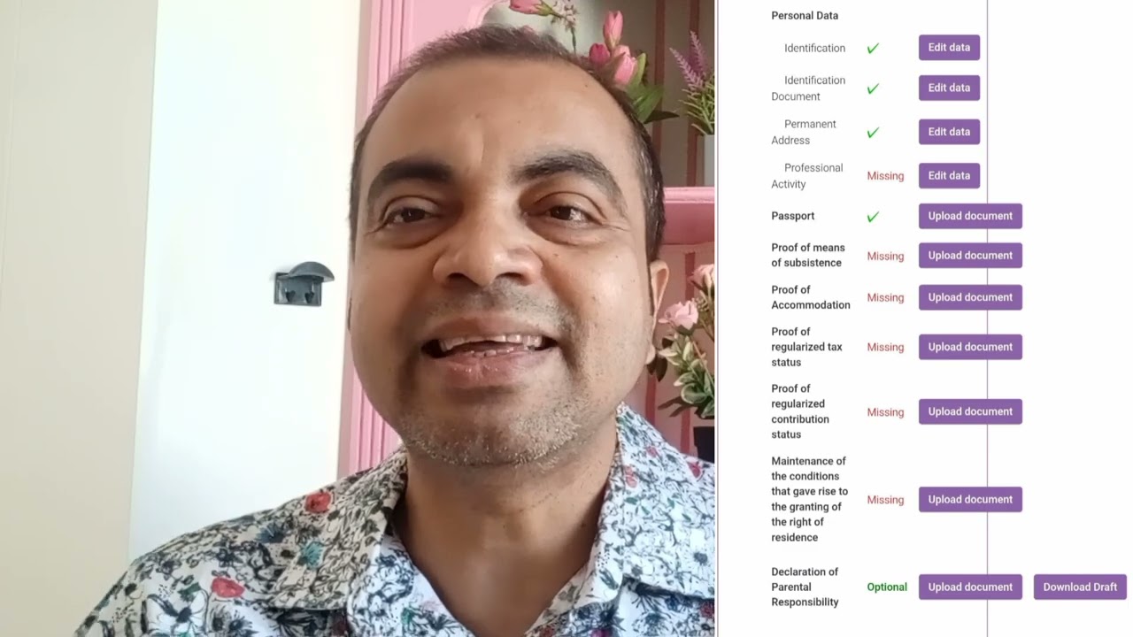 কি কি ডকুমেন্ট upload করতে হবে AIMA portal এ TRC কার্ড renew করতে, ফি পে করার পরে, হাতে কলমে বর্ণনা