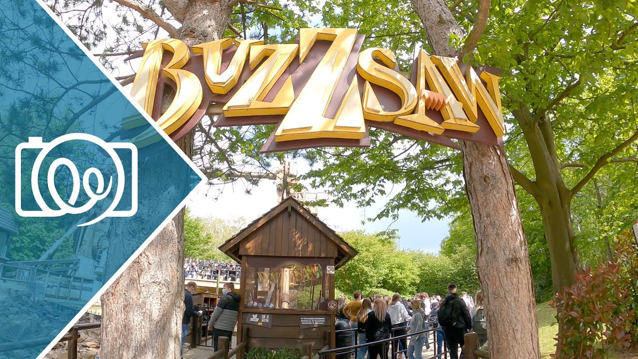 Buzzaw (Top Spin) @ Walibi Belgium 2021 - 2,7K (Full HD) Offride Video