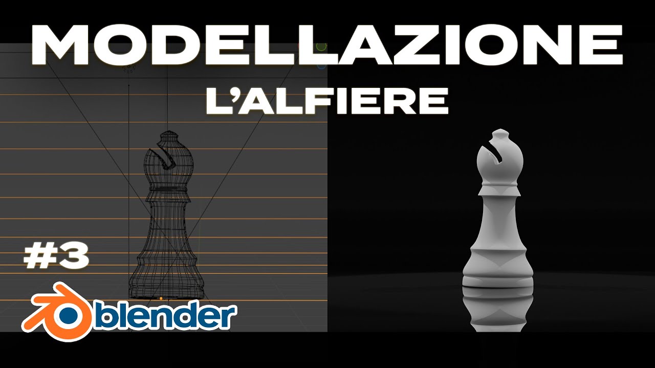 Corso Base di Modellazione 3D: Modellare un Alfiere in Blender