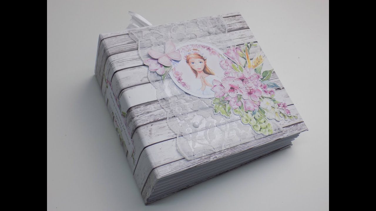 Album komunijny dla dziewczynki/Celebrations Rouge/ScrapAndMe - scrapbooking!!!