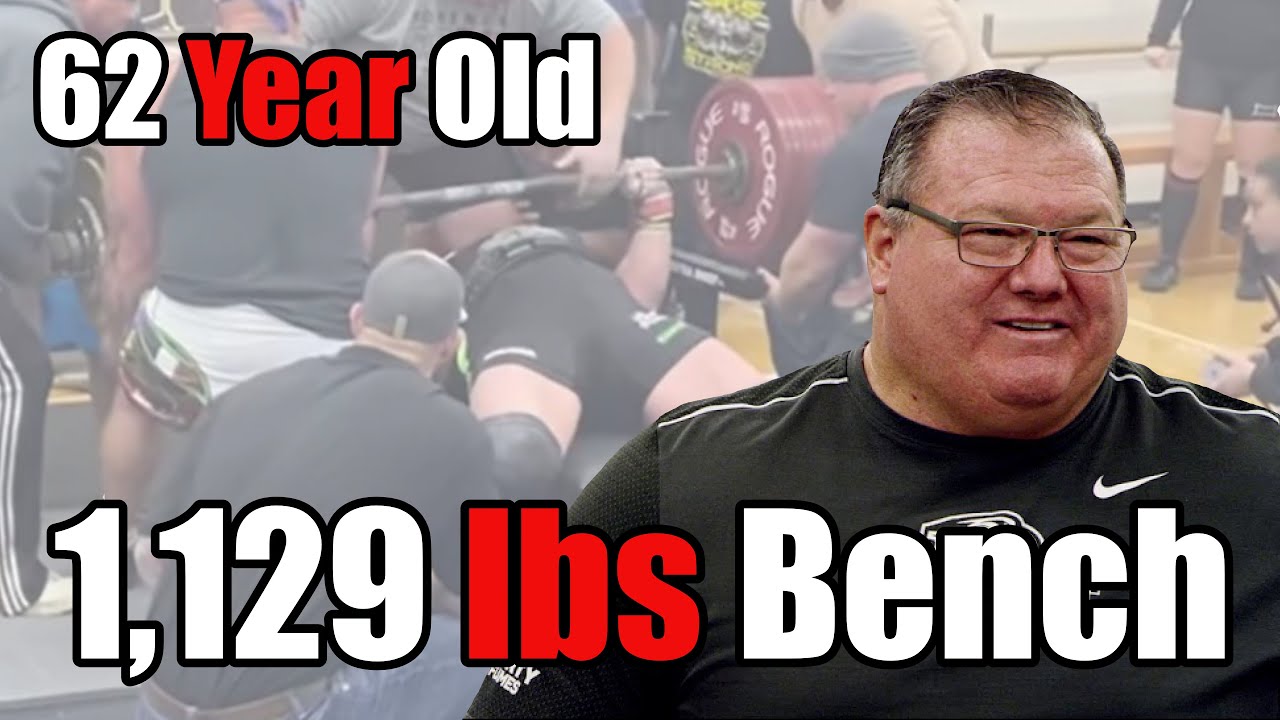 62 Year Old | Bill Gillespie | Bench Press | 1,129 lbs