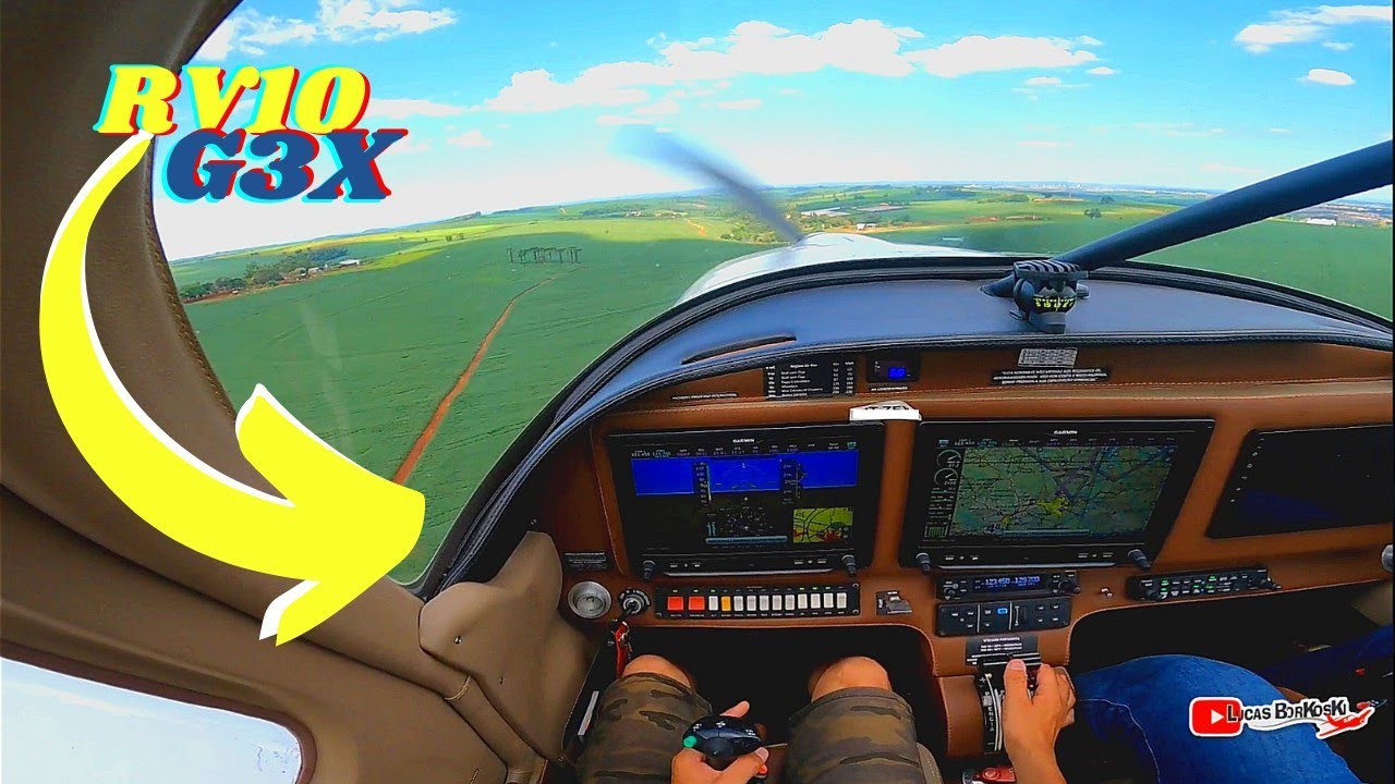 FIZ UM VOO DE TESTE NO RV10 🛩️