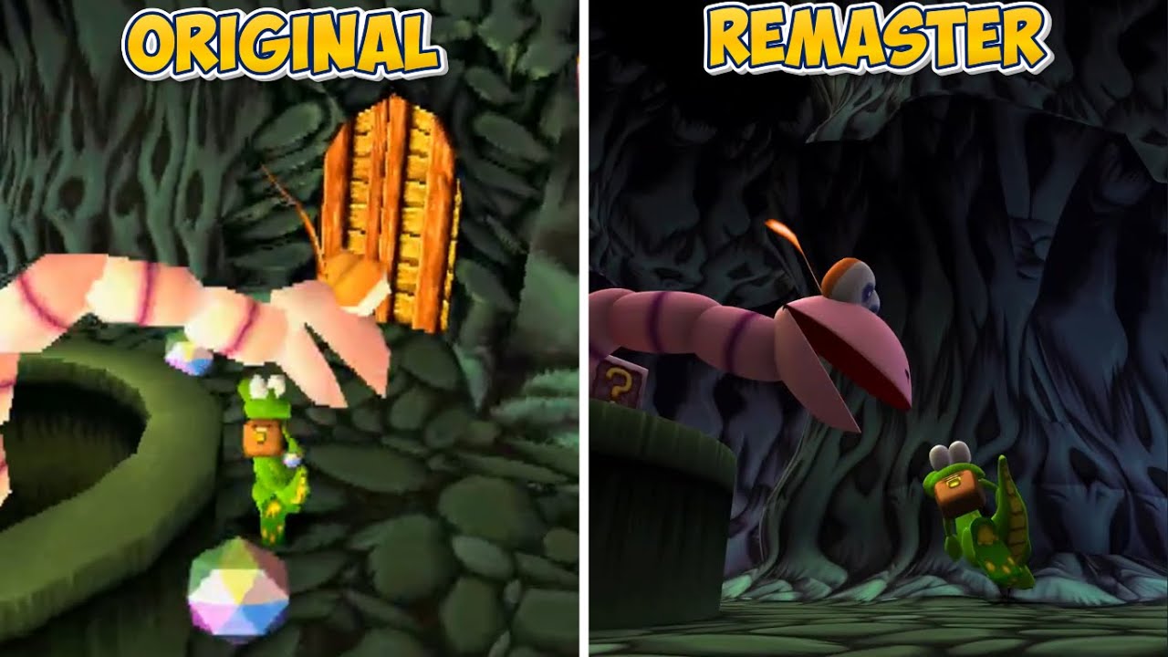 Croc: Legend of the Gobbos Original VS Remaster | Graphic Comparison 1997 VS 2024
