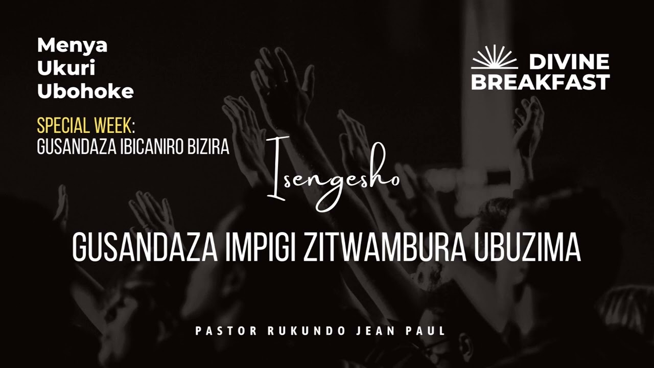 Divine breakfast | Gusandaza impigi zitwambura ubuzima | Menya Ukuri | Rukundo Jean Paul