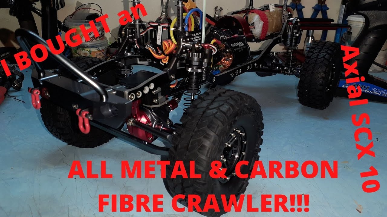 I bought an Axial SCX 10 all metal & carbon fiber crawler