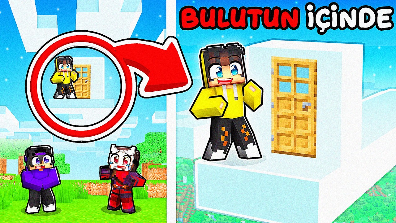 Minecraft'ta EN İMKANSIZ Bulut Sığınağını İnşa Ettim! ☁️
