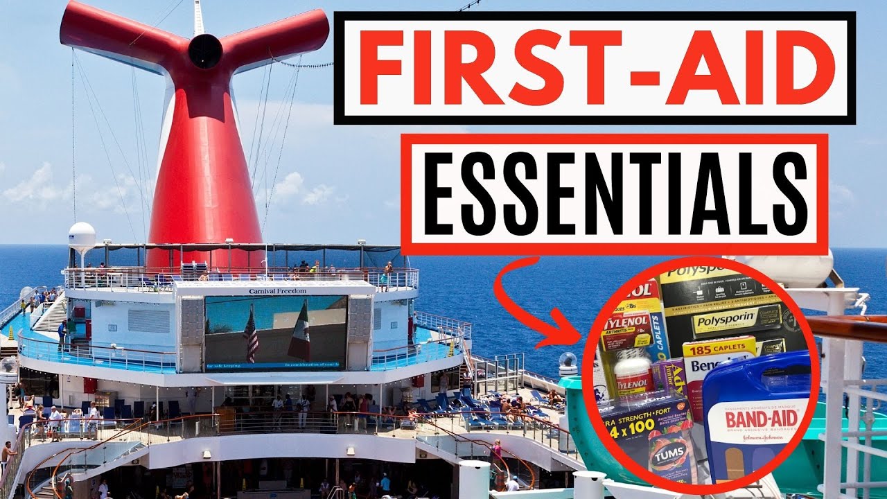 10 CRUISE FIRST AID KIT ESSENTIALS: Medications and Pharmaceutical must-haves for your cruise