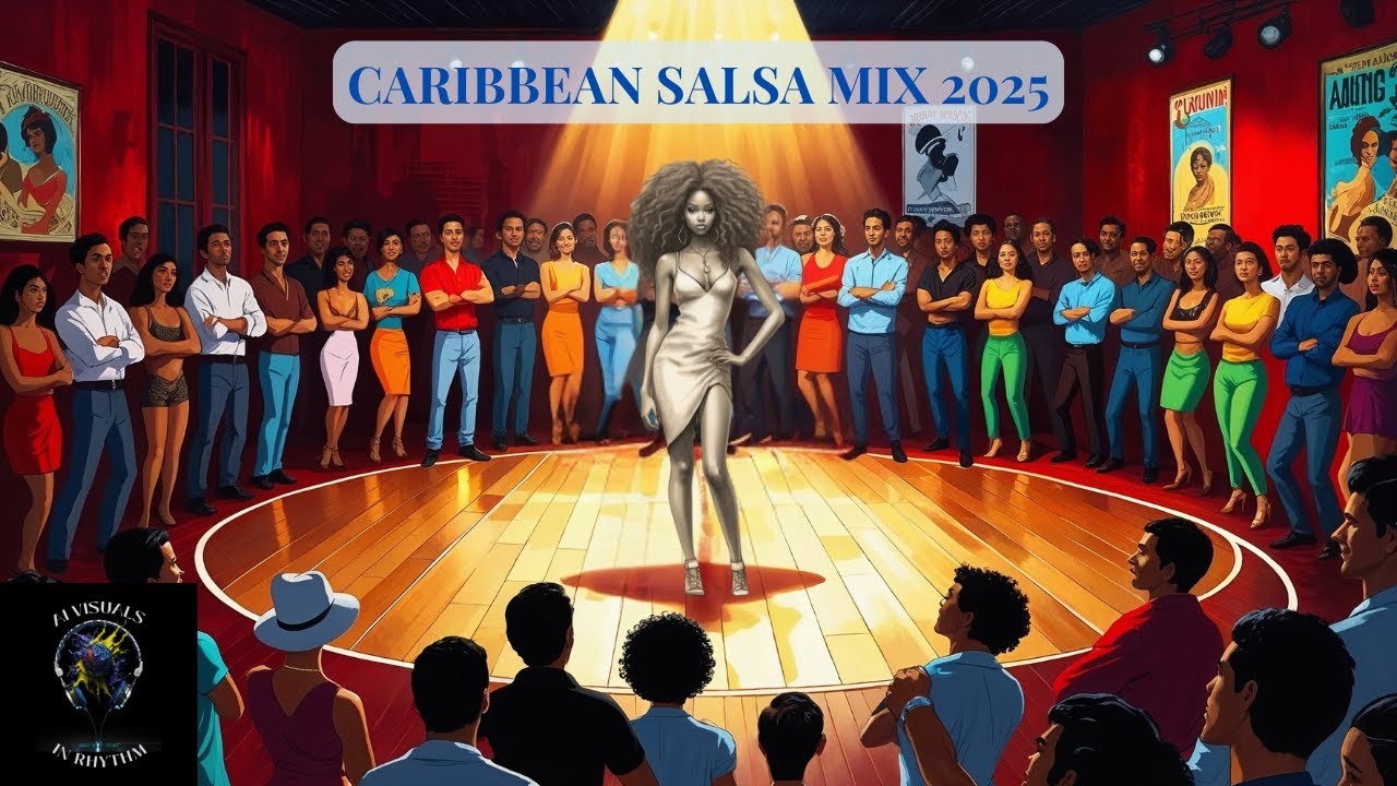 AI Visuals In Rhythm - Caribbean/Salsa Dance Mix (The Big Hair AI Art) 2025