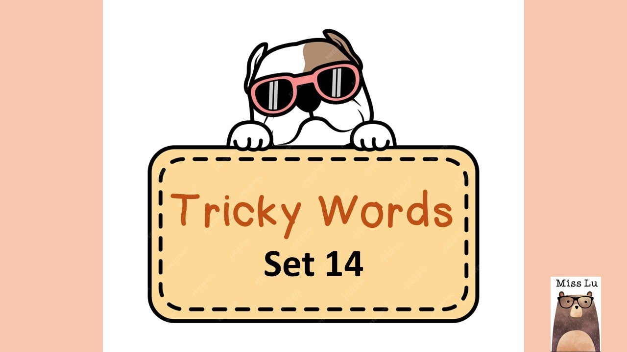 Tricky Words Set 14 | Next 200 Twinkl Sight Words | Spell with me | English for Beginners
