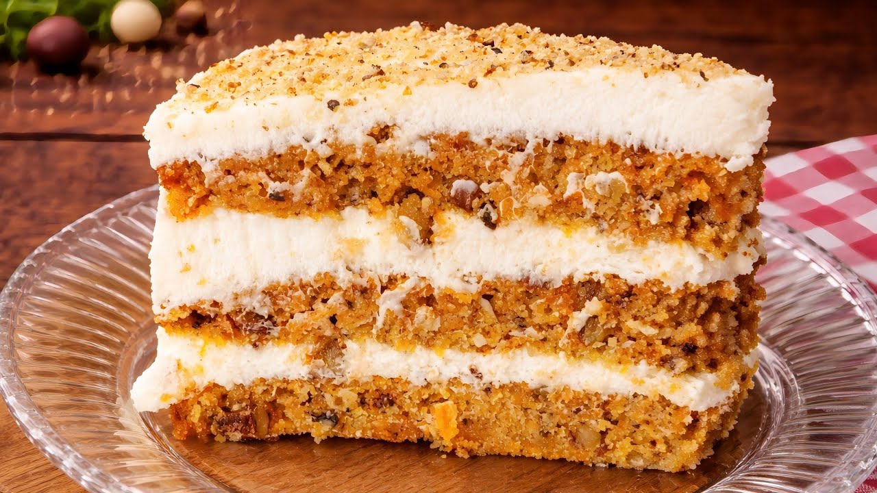 TORTA SA MRKVOM I ORASIMA - NE VJERUJETE PROBAJTE | CAKE WITH CARROTS AND WALNUTS