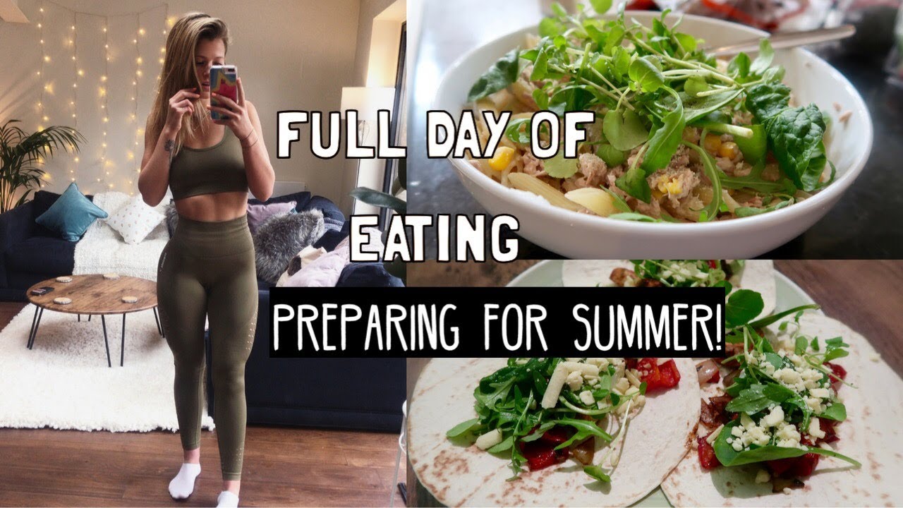 WHAT I EAT IN A DAY | PREPARING FOR SUMMER HOLIDAYS!