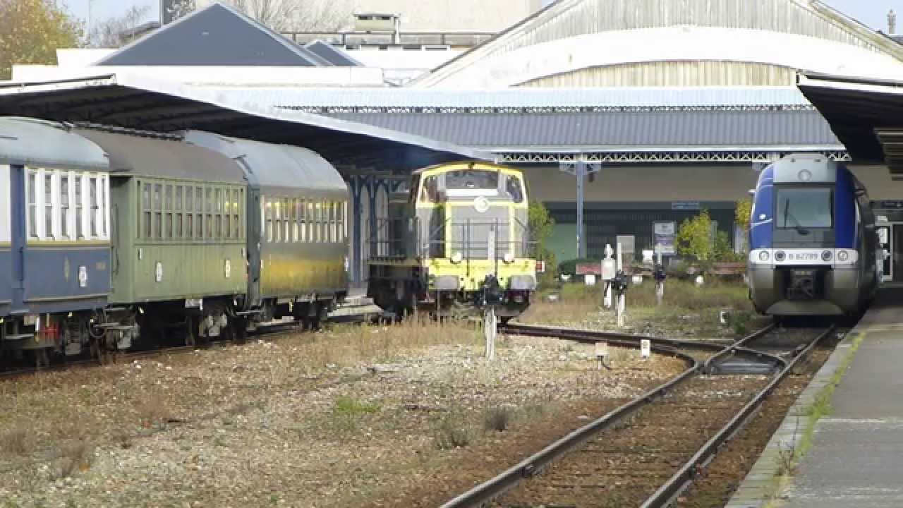 Pacific vapeur Club PVC BB 63832 SNCF Dieppe 15 Novembre 2014