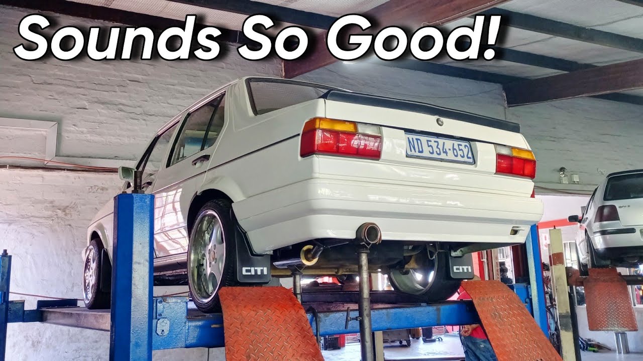 The 1.9i Fox Gets a New Exhaust! 🔥- VW MK1 BUILD