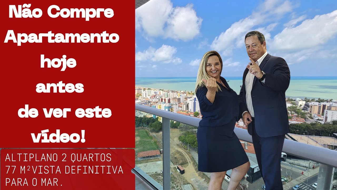 Vendo Apartamento 2 Dormitórios Altiplano João Pessoa - Vista Mar Definitiva | Imóvel Premium PB