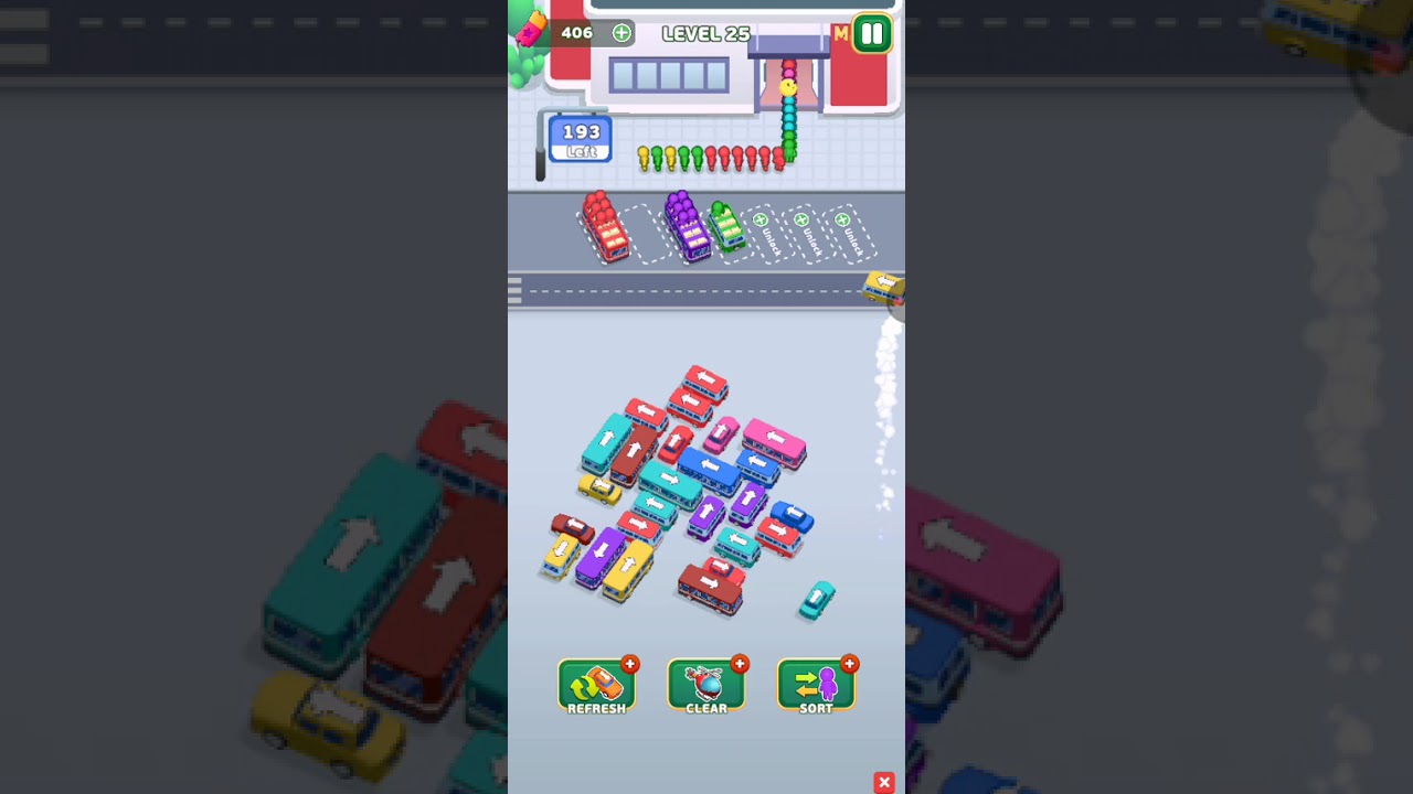 25 Level Bus Escape Traffic jam game 2025 #busescape #busjam #trafficjam