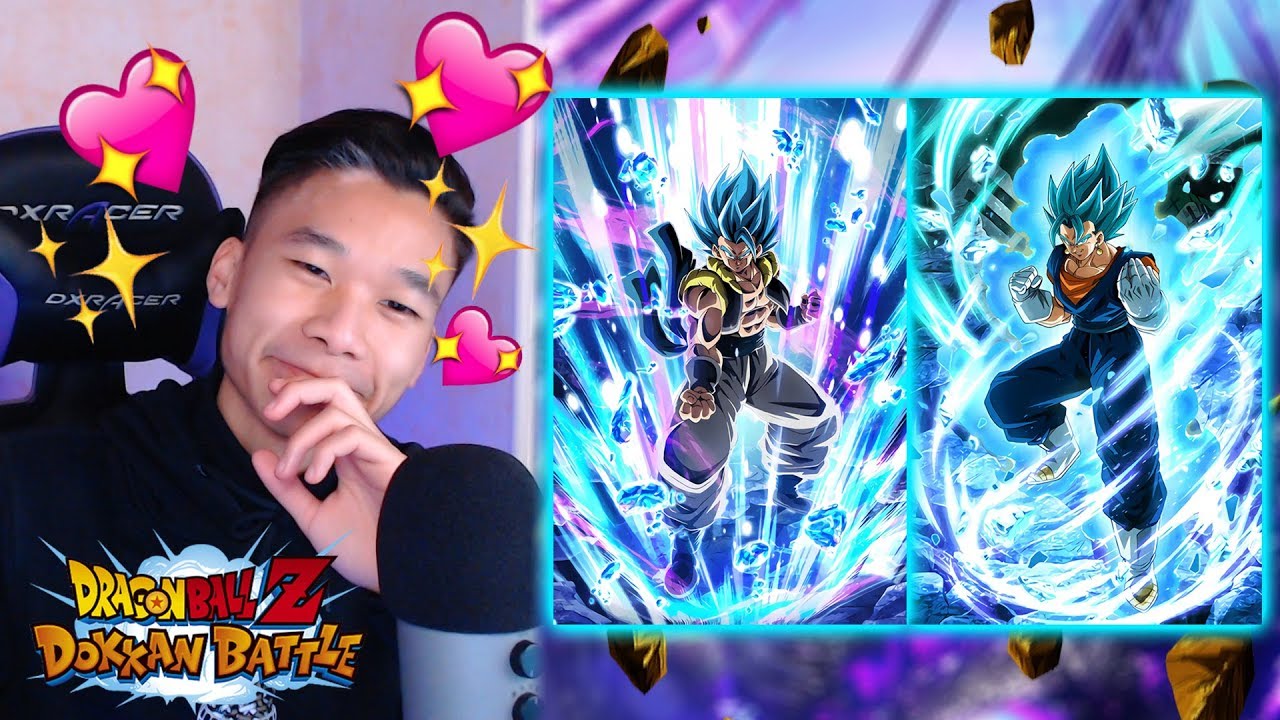 INSANE. Vegetto & Gogeta Blue LR sont là ! Vidéo réaction att spé / artwork 💜 5 ans Dokkan Battle