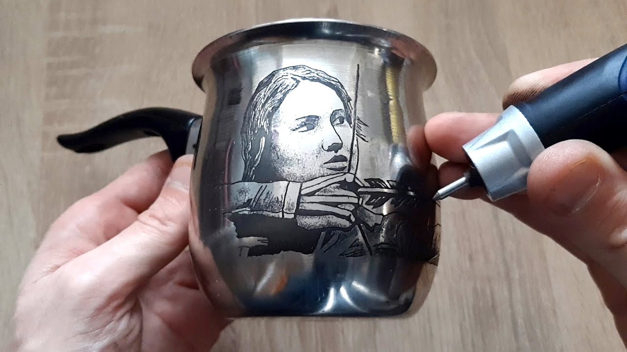 Рисунок на металле. Это может повторить каждый.