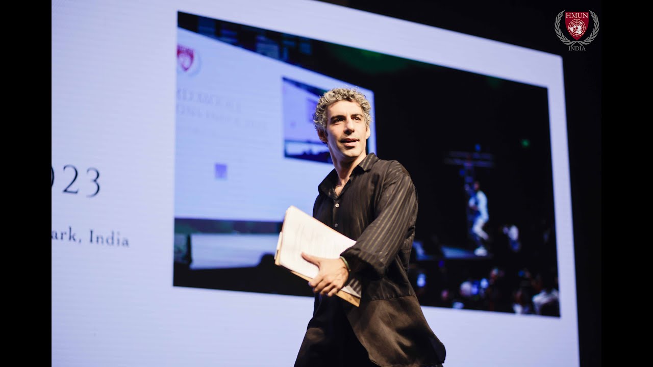 Jim Sarbh at Harvard Model United Nations India 2023