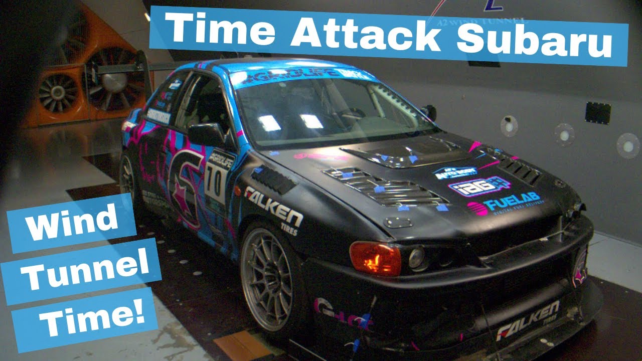 Time Attack Subaru in the Wind Tunnel