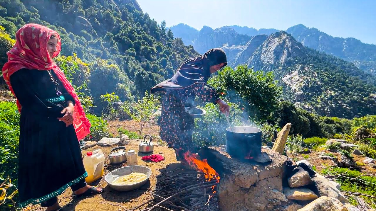 How Life Passes for a 14-Year-Old Bride and Her 50-Year-Old Husband in the Mountains 🏔️🏡