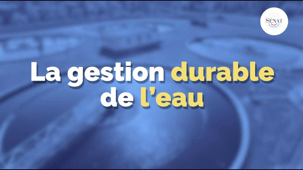 La gestion durable de l'eau