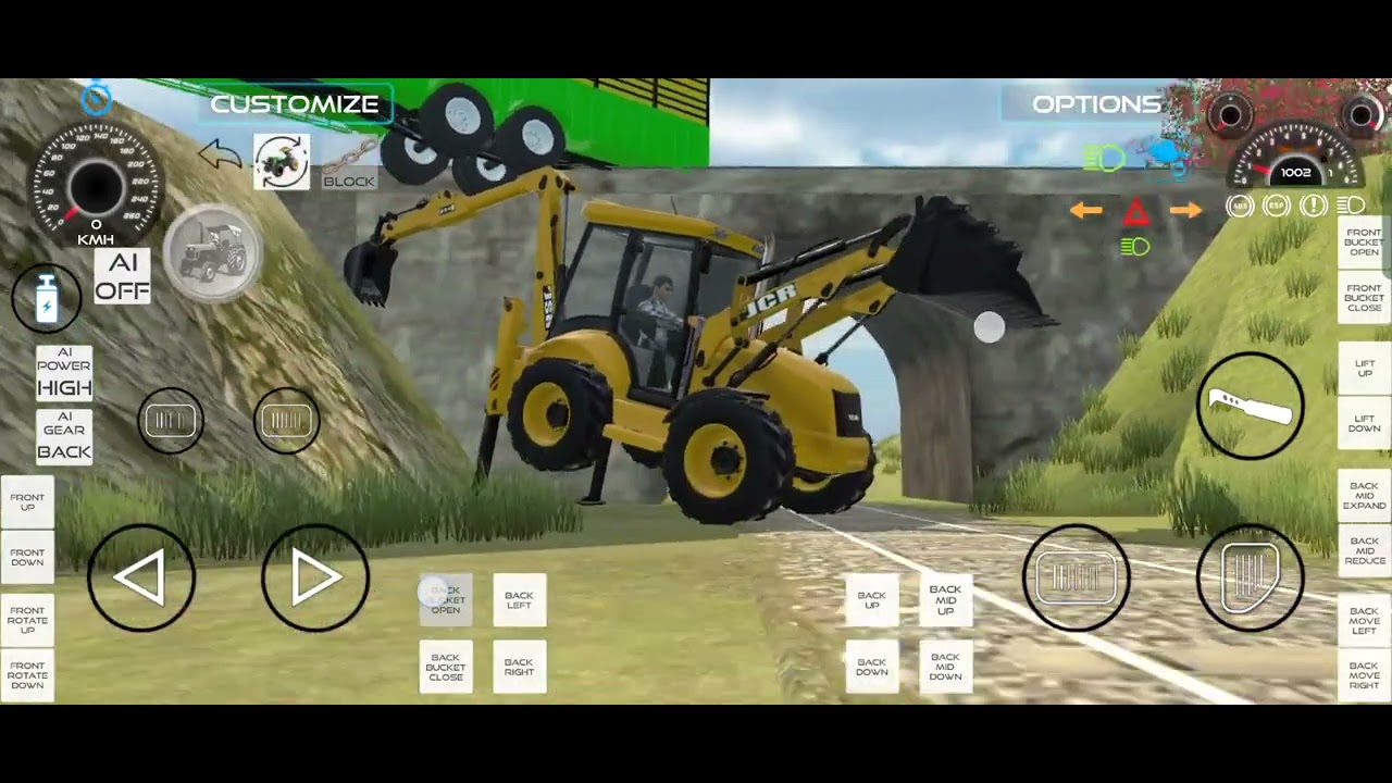  John Deere tractor taloli vs JCB omg 😱🚜#viral #gaming #reels 