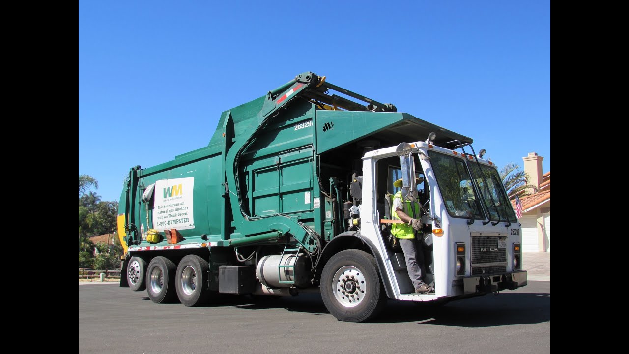 Waste Management Garbage Trucks of San Diego