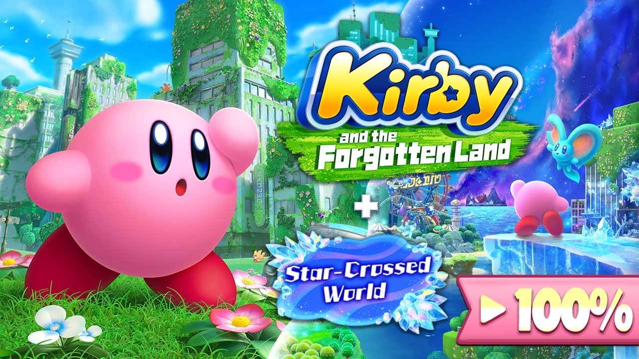 Kirby and the Forgotten Land + Star Crossed World - FULL GAME 100% Walkthrough
