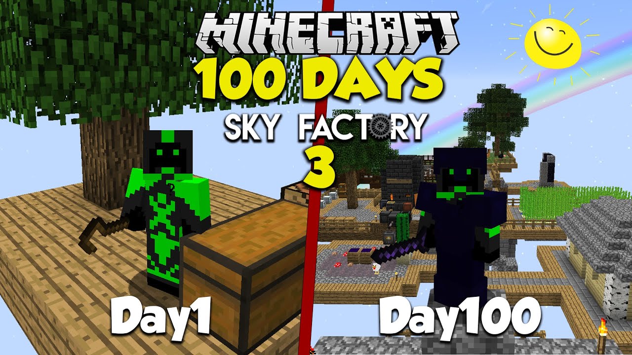 I Survived 100 Days In Modded Minecraft, Sky factory 3