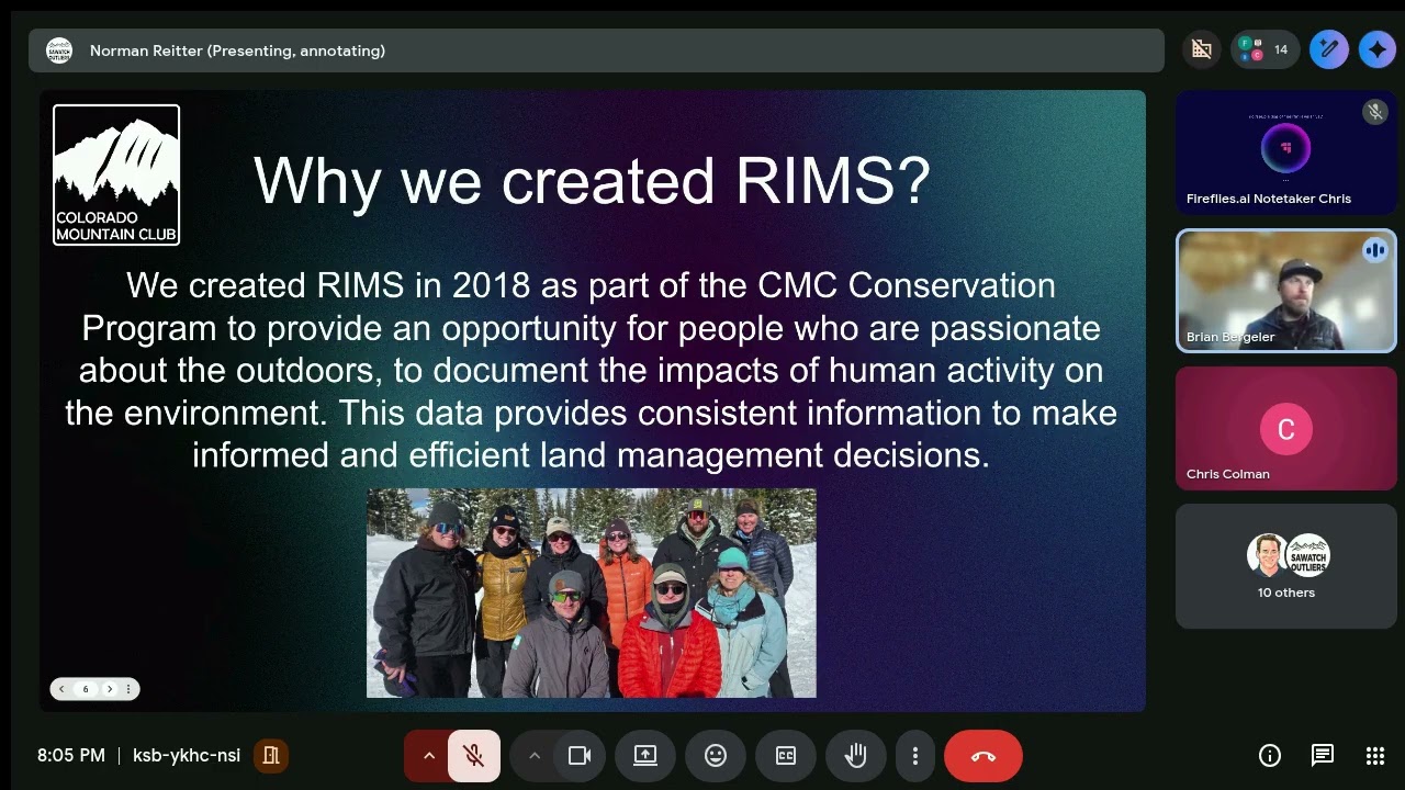 CMC RIMS Webinar — Field Data to Actionable Insights
